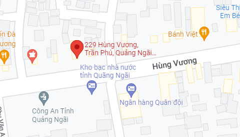 229 Hùng Vương, Phường Trần Phú, Tp. Quảng Ngãi
